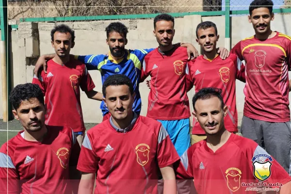 تواصل منافسات كأس رئيس الجامعة في الدوري الداخلي لكرة القدم بجامعة الحكمة