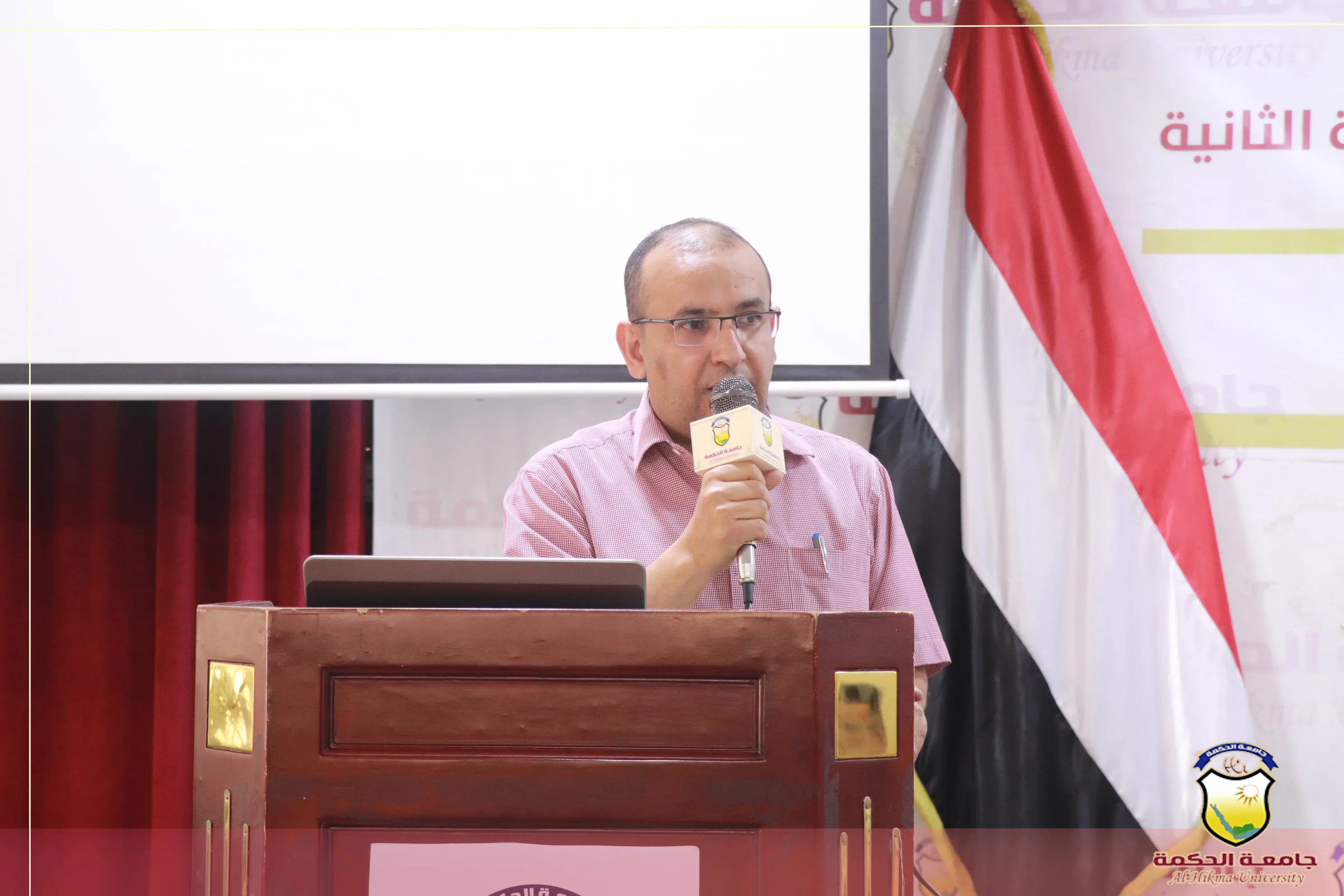 The Faculty of Medical Sciences, under the auspices of the Presidency of Al-Hikma University, is conducting the second scientific conference to present the graduation research of the second cohort from the Department of General Medicine and Surgery.