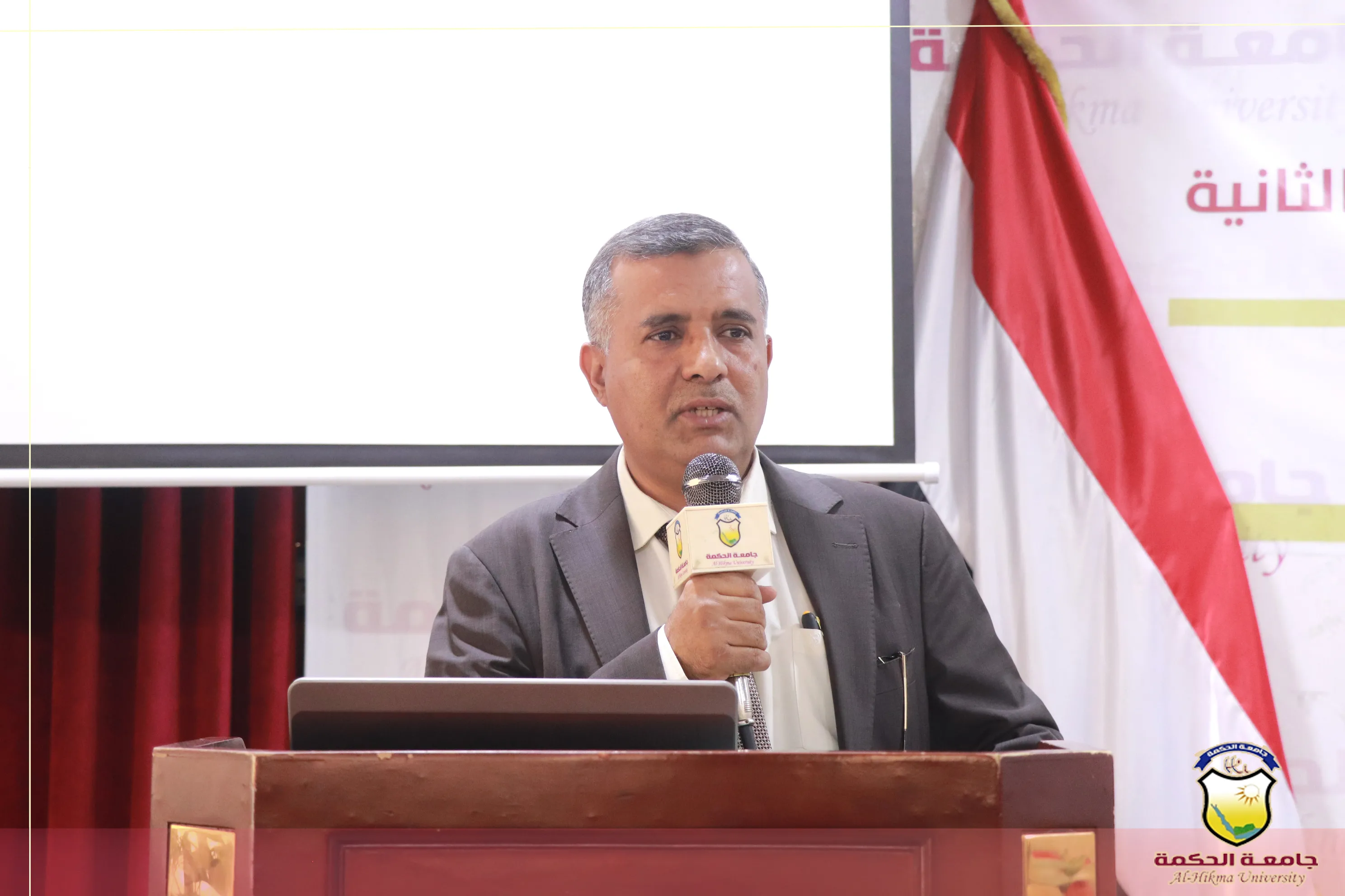 The Faculty of Medical Sciences, under the auspices of the Presidency of Al-Hikma University, is conducting the second scientific conference to present the graduation research of the second cohort from the Department of General Medicine and Surgery.