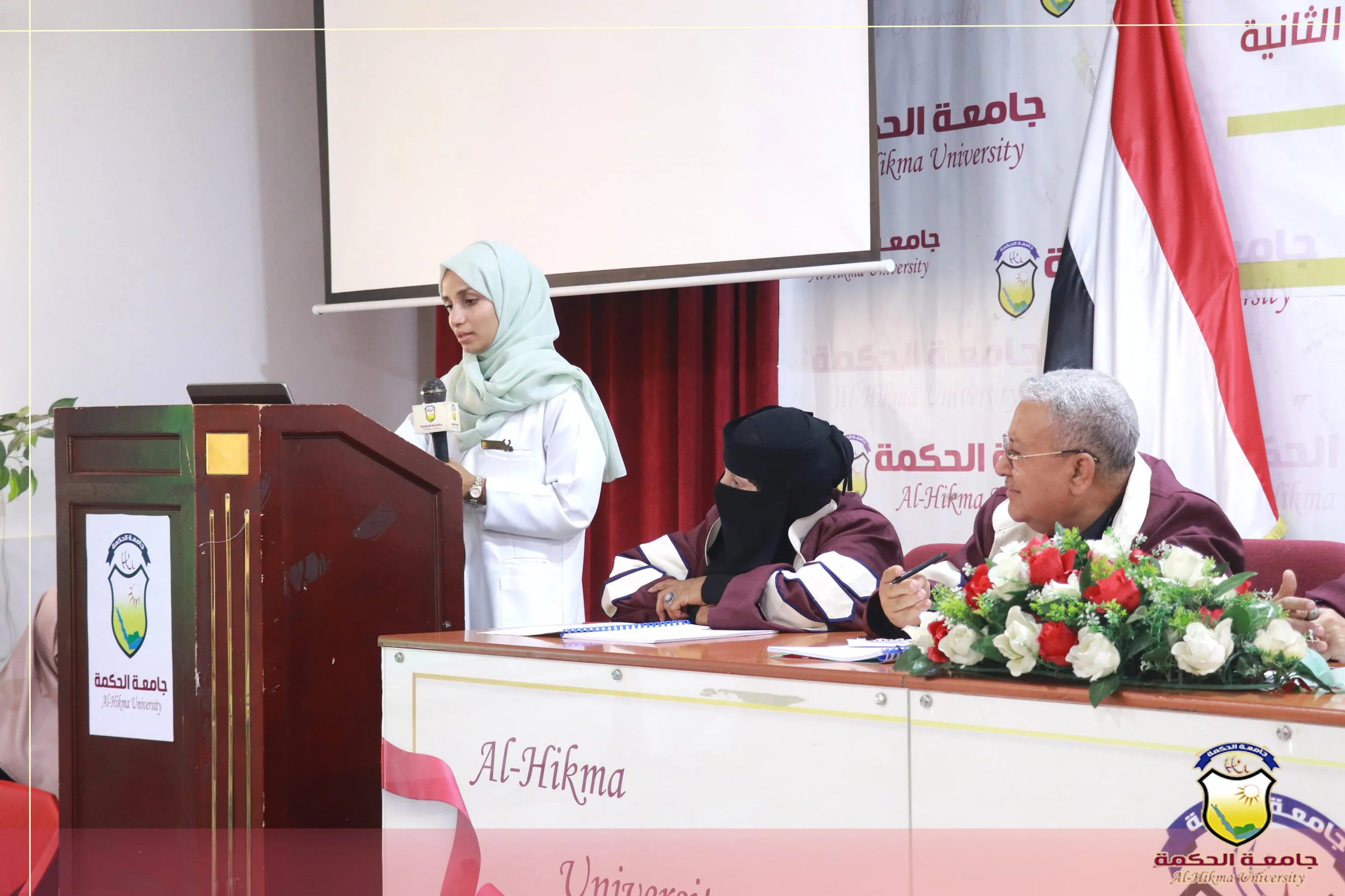 The Faculty of Medical Sciences, under the auspices of the Presidency of Al-Hikma University, is conducting the second scientific conference to present the graduation research of the second cohort from the Department of General Medicine and Surgery.
