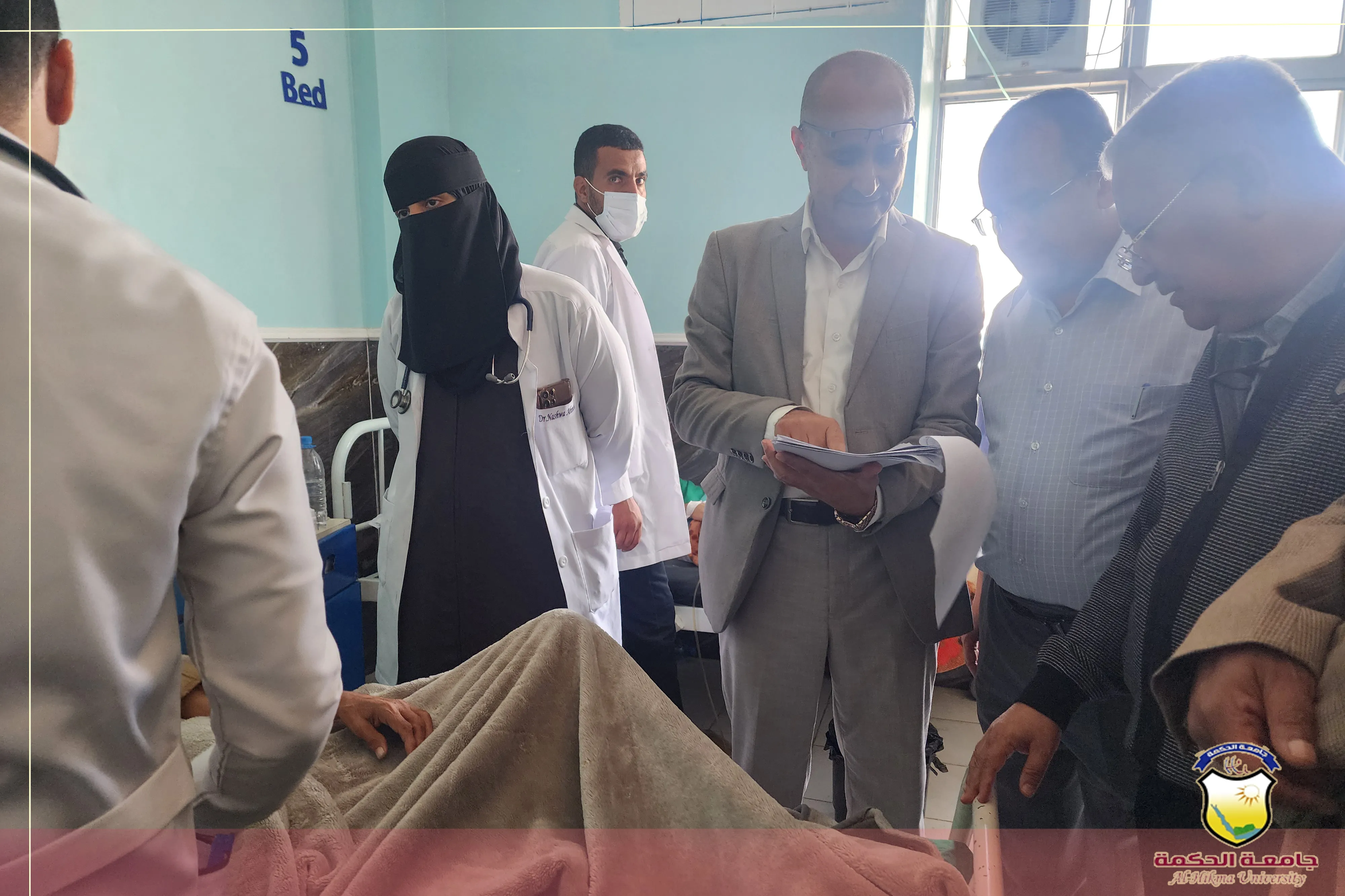 كلية العلوم الطبية تدشن إختبارات البكالوريوس لطلبة قسم #الطب_العام_والجراحة في المستشفى الجمهوري بصنعاء