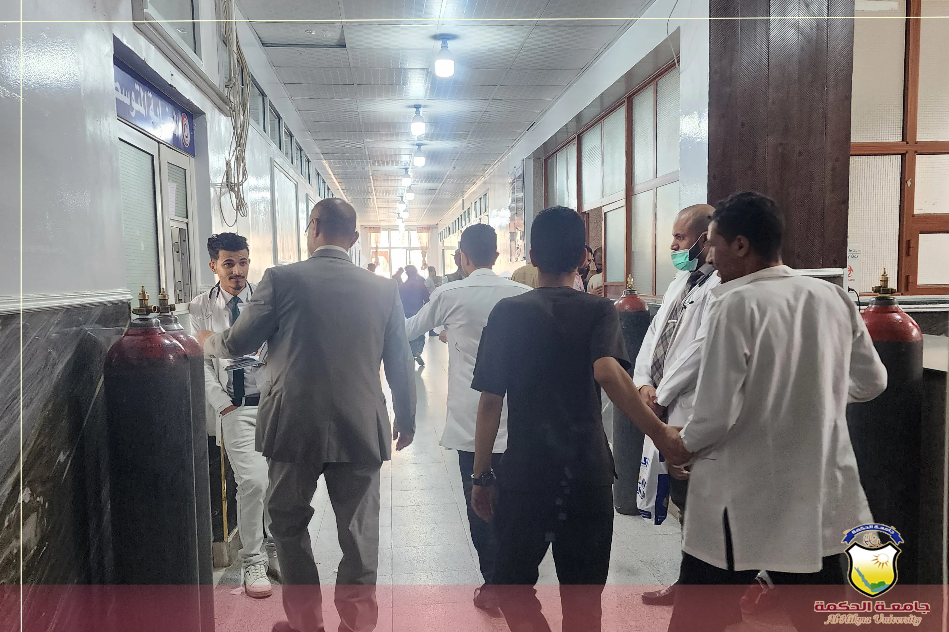كلية العلوم الطبية تدشن إختبارات البكالوريوس لطلبة قسم #الطب_العام_والجراحة في المستشفى الجمهوري بصنعاء