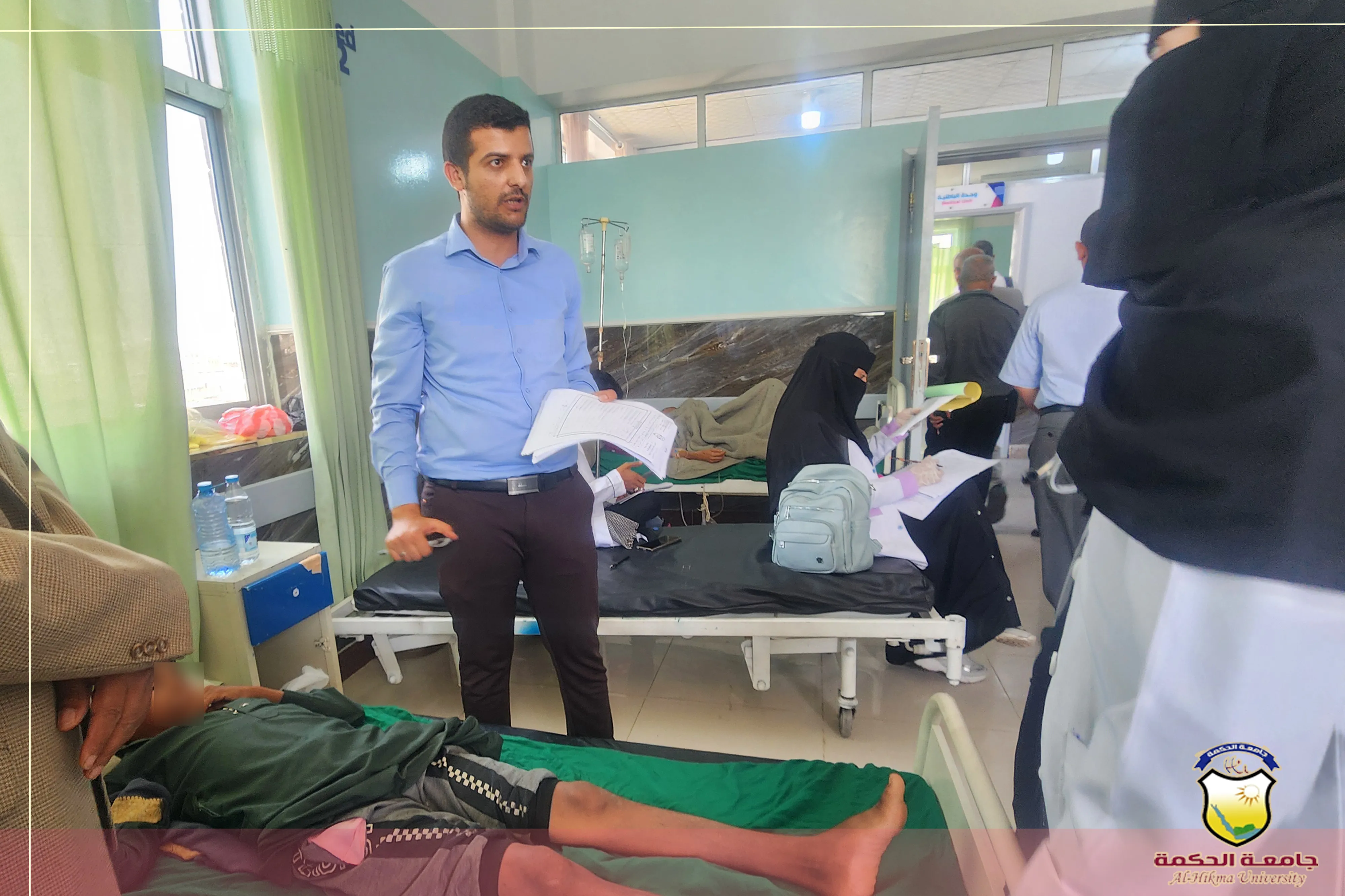 كلية العلوم الطبية تدشن إختبارات البكالوريوس لطلبة قسم #الطب_العام_والجراحة في المستشفى الجمهوري بصنعاء