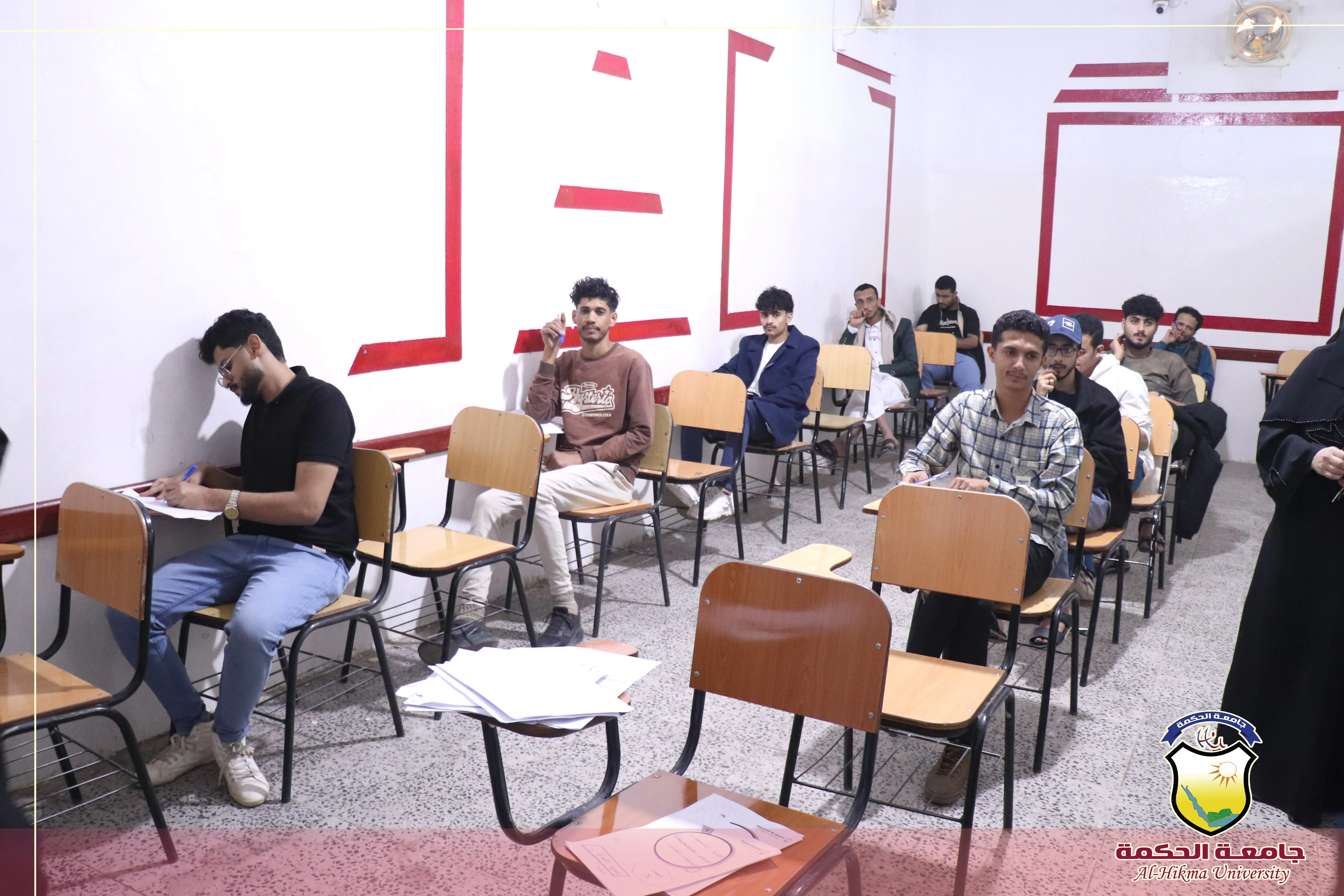 جامعة الحكمة تدشن الإمتحانات النهائية لطلبة المستوى الأول من العام الجامعي 1447هـ - 2025/ 2026م